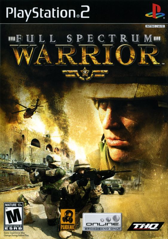 Full Spectrum Warrior box art for Playstation 2
